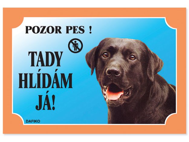 Obrázek Tabulka DAFIKO labradorský retriever černý 