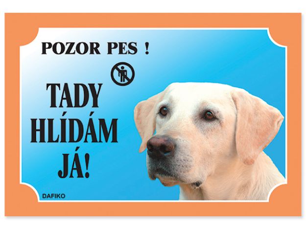 Obrázek Tabulka DAFIKO labradorský retriever světlý 