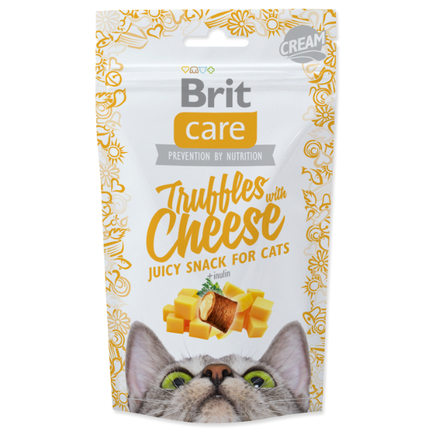 BRIT Care Cat Snack Truffles Cheese 50g