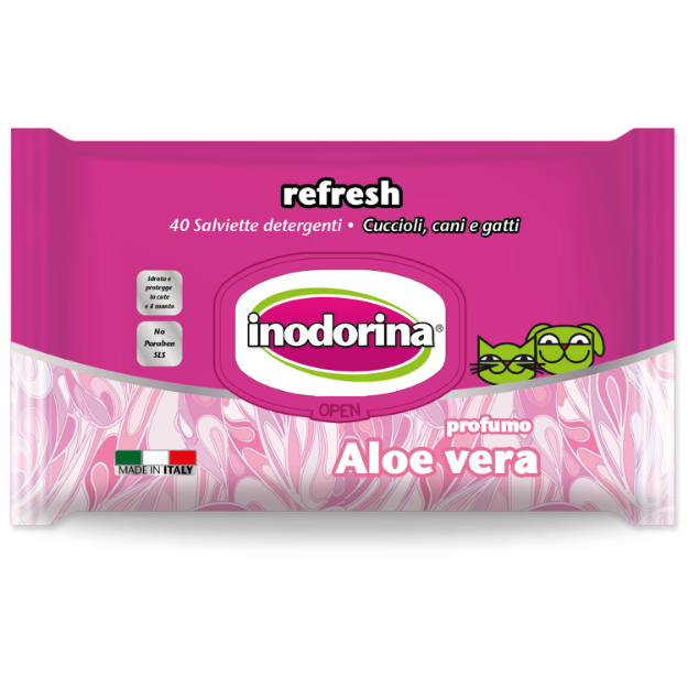 Ubrousky INODORINA Aloe Vera 40ks