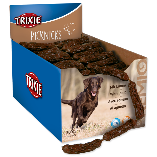 Pamlsek TRIXIE Dog Premio Picknicks klobása jehnecí 8g