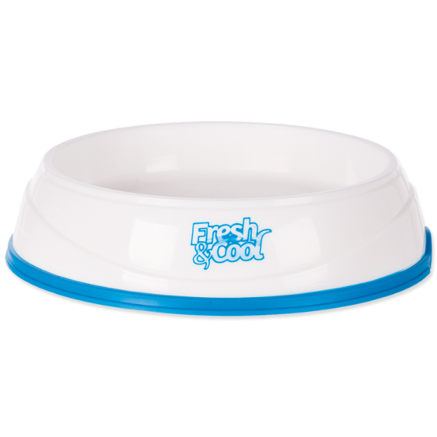 Miska TRIXIE Cool Fresh cooling bílo-modrá 17 cm 0,25l