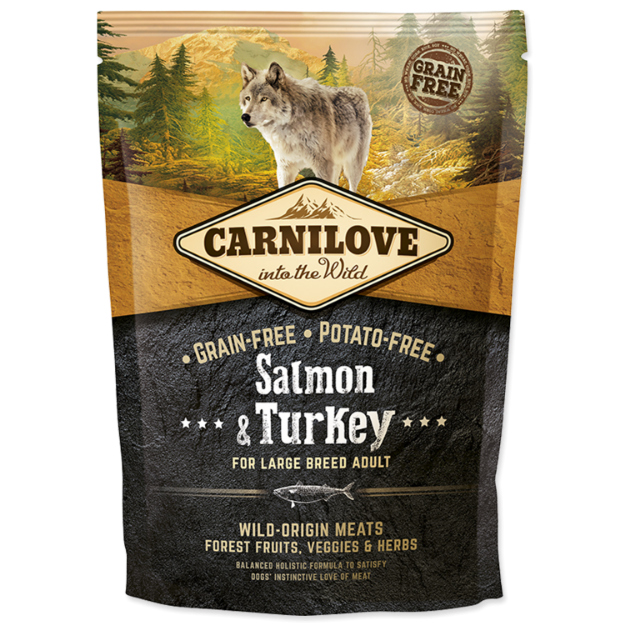 CARNILOVE Salmon & Turkey for Dog Large Breed Adult 1,5kg