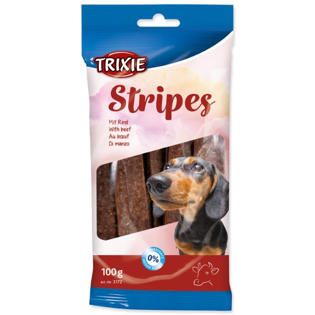 Proužky TRIXIE Dog Light hovézí 100g