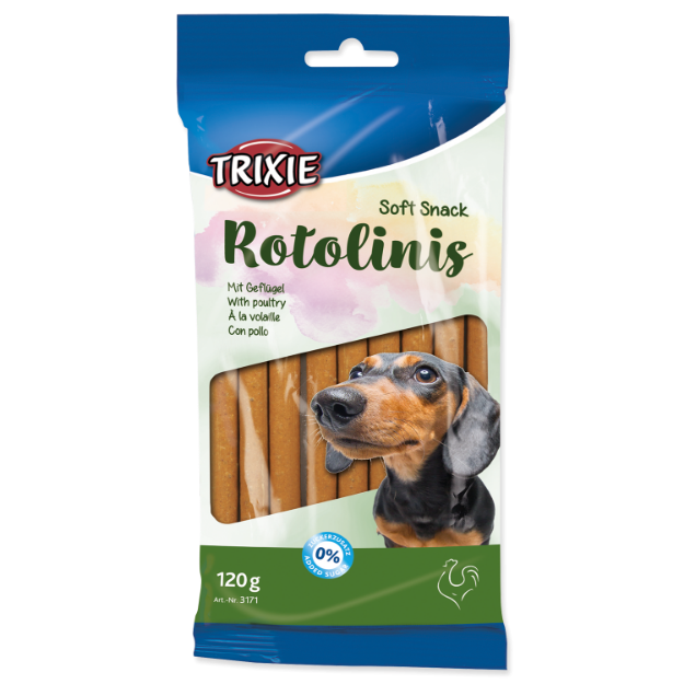 Rolky TRIXIE Dog s drubežím masem 120g