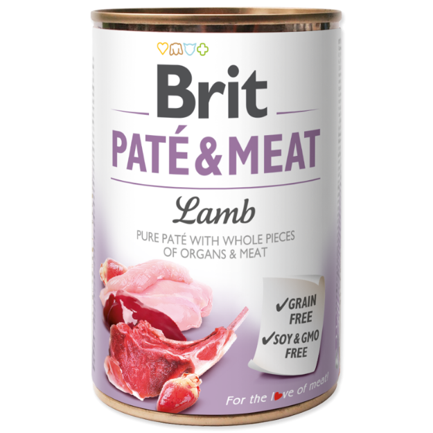 Konzerva BRIT Paté & Meat Lamb 400g