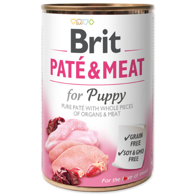 Konzerva BRIT Paté & Meat Puppy 400g