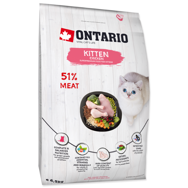 ONTARIO Kitten Chicken 6,5kg