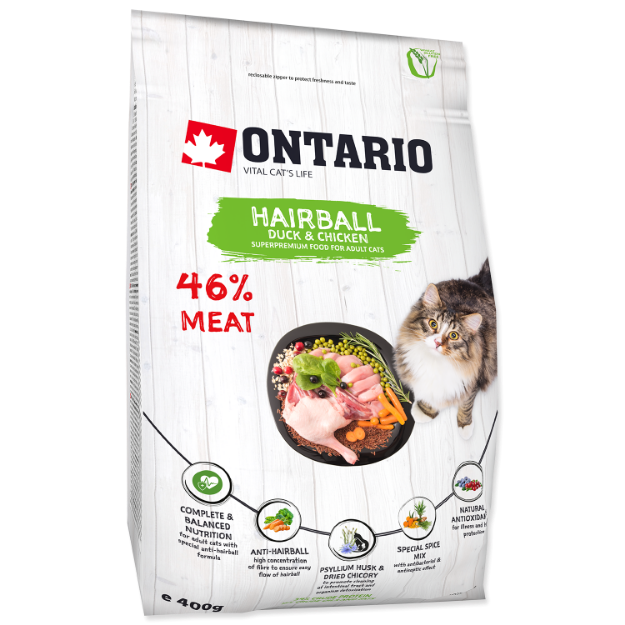 ONTARIO Cat Hairball 0,4kg