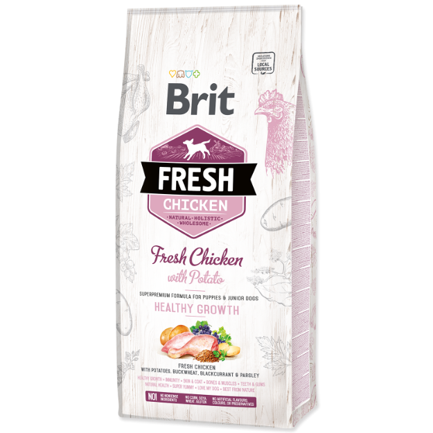 BRIT Fresh Chicken with Potato Puppy Healthy Growth 12kg