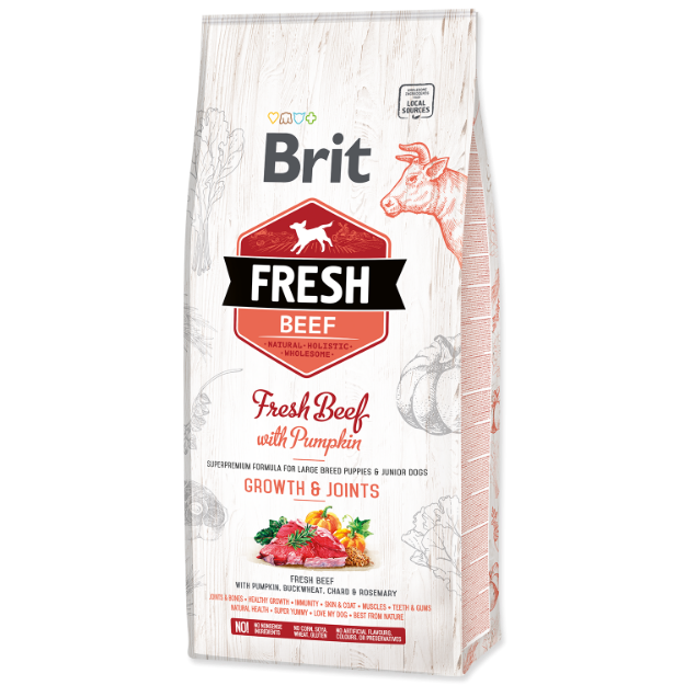 BRIT Fresh Beef with Pumpkin Puppy Large 12kg