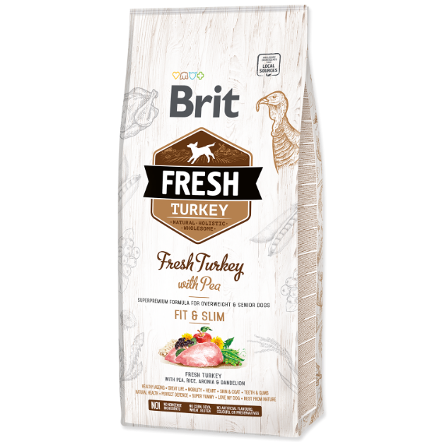 BRIT Fresh Turkey with Pea Light Fit & Slim 12kg