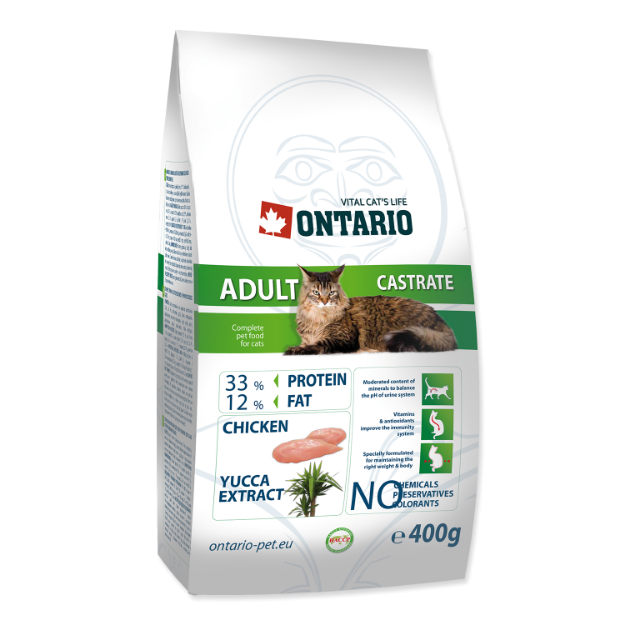 ONTARIO Cat Adult Castrate 400g