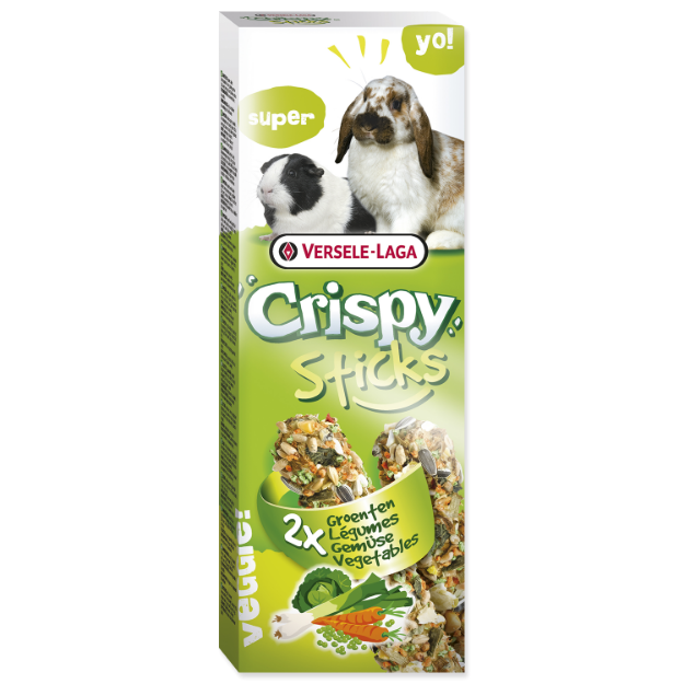 Tycinky VERSELE-LAGA Crispy se zeleninou pro králíky a morcata 110g