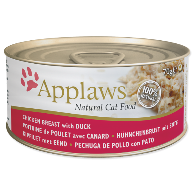 Konzerva APPLAWS Cat Chicken & Duck 70g