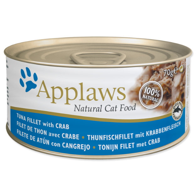 Konzerva APPLAWS Cat Tuna & Crab 70g