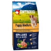 ONTARIO Puppy Medium Lamb & Rice 6,5kg