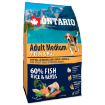 ONTARIO Dog Adult Medium Fish & Rice 2,25kg