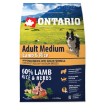 ONTARIO Dog Adult Medium Lamb & Rice 2,25kg