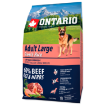 ONTARIO Dog Adult Large Beef & Rice 2,25kg