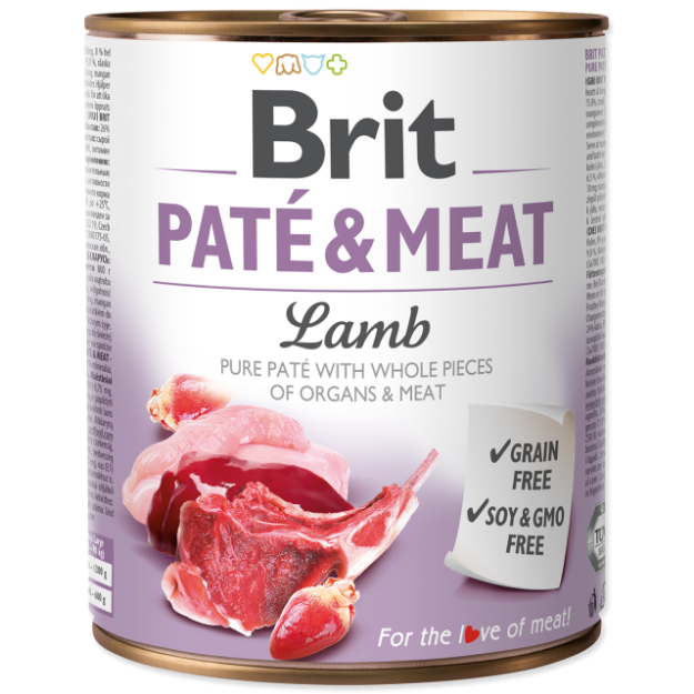 Konzerva BRIT Paté & Meat Lamb 800g