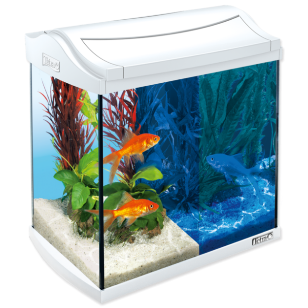 Akvárium set TETRA AquaArt LED Goldfish bílé 35 x 25 x 35 cm 30l