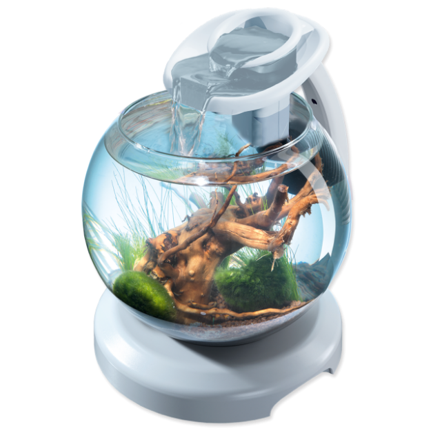 Akvárium set TETRA Duo Waterfall Globe bílé 6,8l