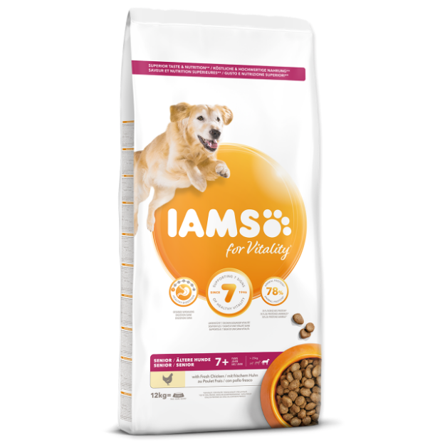 IAMS Dog Senior Large Chicken 12kg