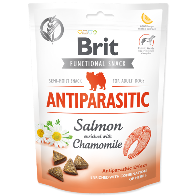 BRIT Care Dog Functional Snack Antiparasitic Salmon 150g