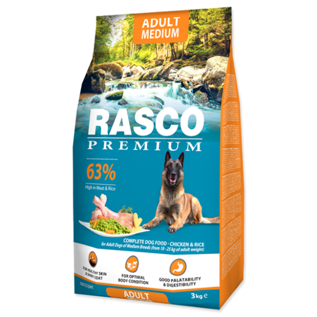 RASCO Premium Adult Medium 3kg