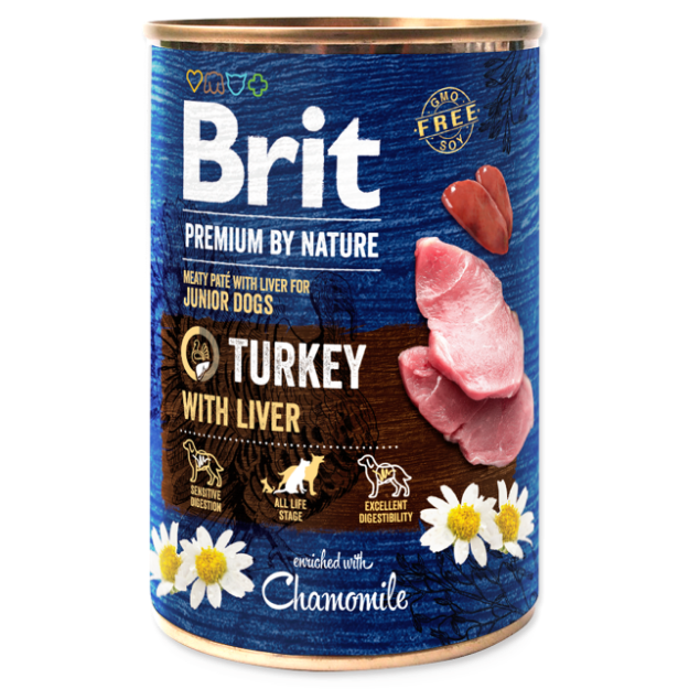 BRIT Premium by Nature Turkey with Liver 400g