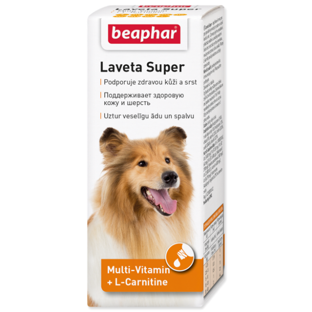 Kapky BEAPHAR Laveta Super vyživující srst 50ml