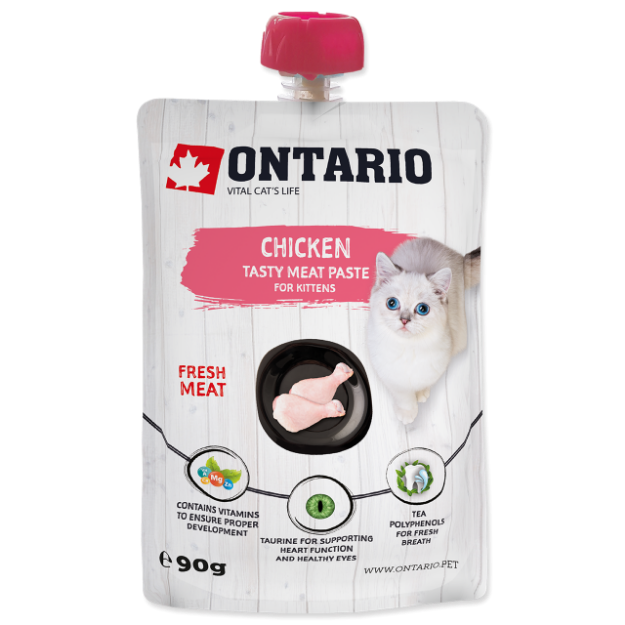 ONTARIO Kitten Chicken Fresh Meat Paste 90g