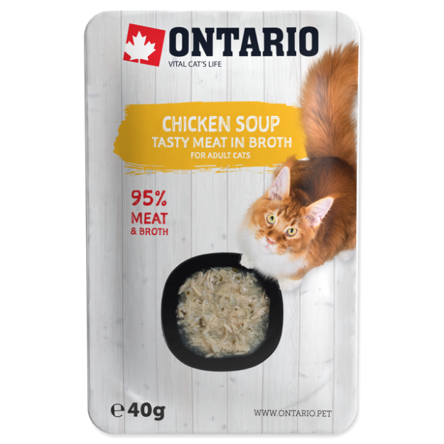 ONTARIO Cat Soup Chicken with vegetables 40g