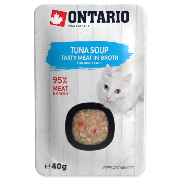 ONTARIO Cat Soup Tuna with vegetables 40g