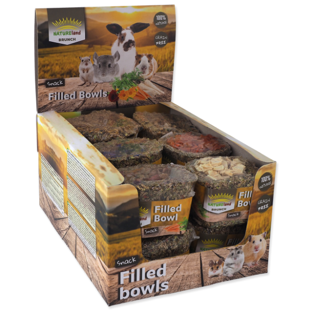 Displej NATURE LAND Brunch Chutné košícky 12 x 75 g 900g