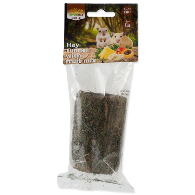 Tunel NATURE LAND Nibble ze sena plnený ovocem 125g