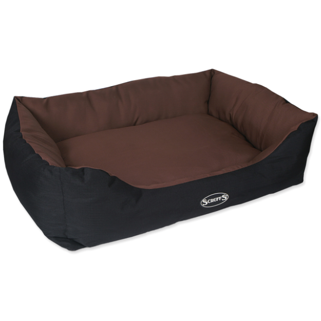 Pelíšek SCRUFFS Expedition Box Bed cokoládový XL 