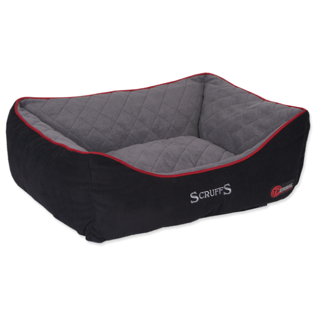 Pelíšek SCRUFFS Thermal Box Bed cerný L 