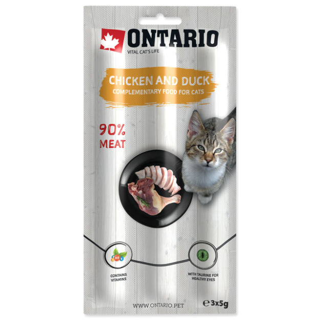 Stick ONTARIO for cats Chicken & Duck 15g