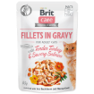 Kapsicka BRIT Care Cat Fillets in Gravy with Tender Turkey & Savory Salmon 85g