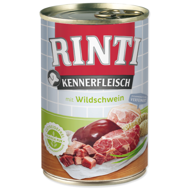 Konzerva RINTI Kennerfleisch divocák 400g