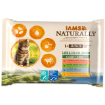 Kapsicky IAMS Cat Naturally výber z morských a suchozemských mas v omácce multipack 340g