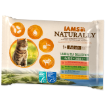 Kapsicky IAMS Cat Naturally výber z morských a suchozemských mas v omácce multipack 340g