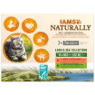 Kapsicky IAMS Cat Naturally Senior výber z morských a suchozemských mas v omácce multipack 1020g