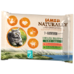 Kapsicky IAMS Cat Naturally Senior výber z morských a suchozemských mas v omácce multipack 340g