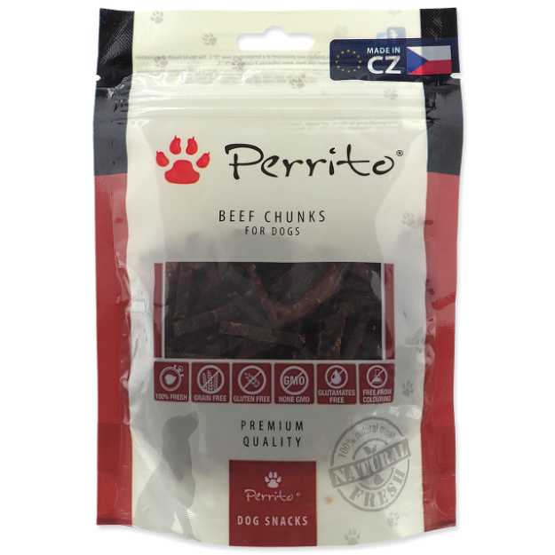 Pochoutka PERRITO Beef Chunks 100g