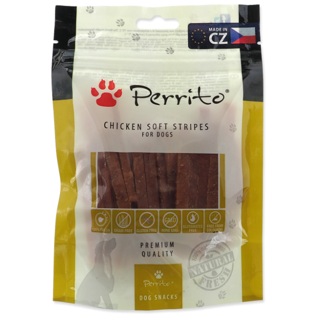 Pochoutka PERRITO Chicken Soft stripes 100g