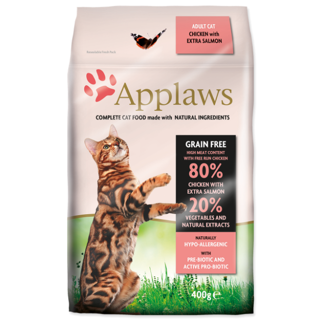 APPLAWS Dry Cat Chicken & Salmon 400g