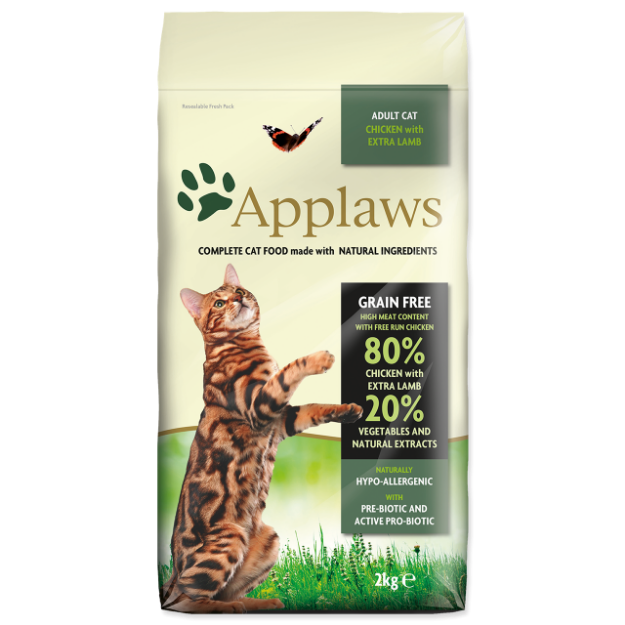 APPLAWS Dry Cat Chicken with Lamb 2kg